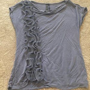 Attractive purple drape neck top